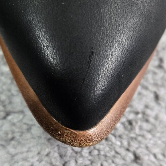 Madewell The Gemma Mule in Leather Black Slip On Flats Capsule G8388 - Picture 13 of 13